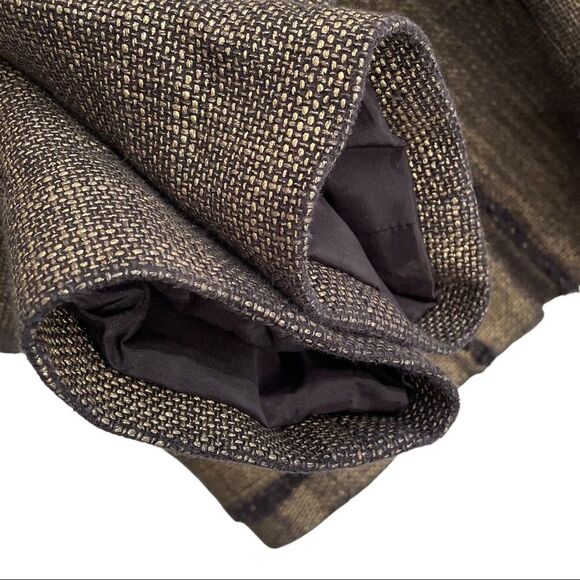 RACHEL ZOE Tweed Blazer Brown Black 8 - Picture 4 of 10